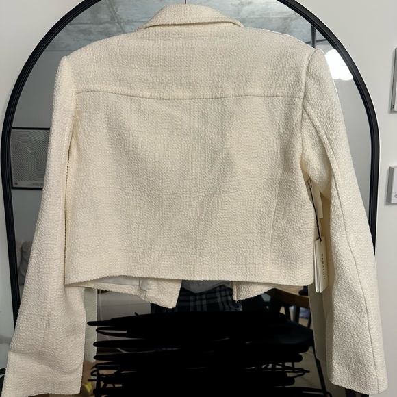 Aritzia Babaton Cropped Tweed Jacket - Picture 2 of 3